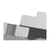 מבט מפורק מספר 4 על רכיבי ראש הסמרור Gage Bilt BOM20-585-41 - Exploded component view 4 of Gage Bilt BOM20-585-41 nose assembly