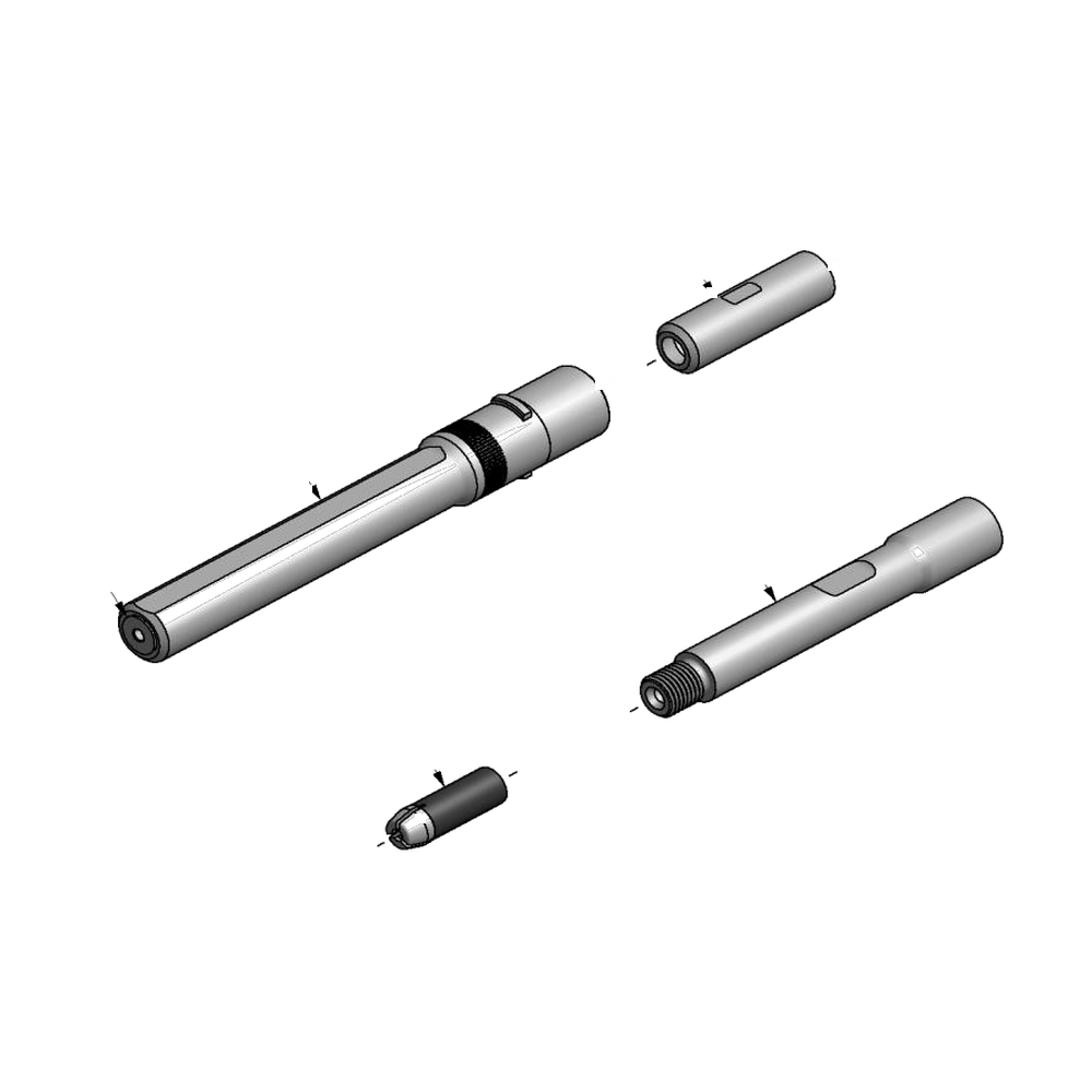 מבט מפורק מספר 2 על רכיבי ראש הסמרור Gage Bilt UAB05-752C-45 - Exploded component view 2 of Gage Bilt UAB05-752C-45 nose assembly