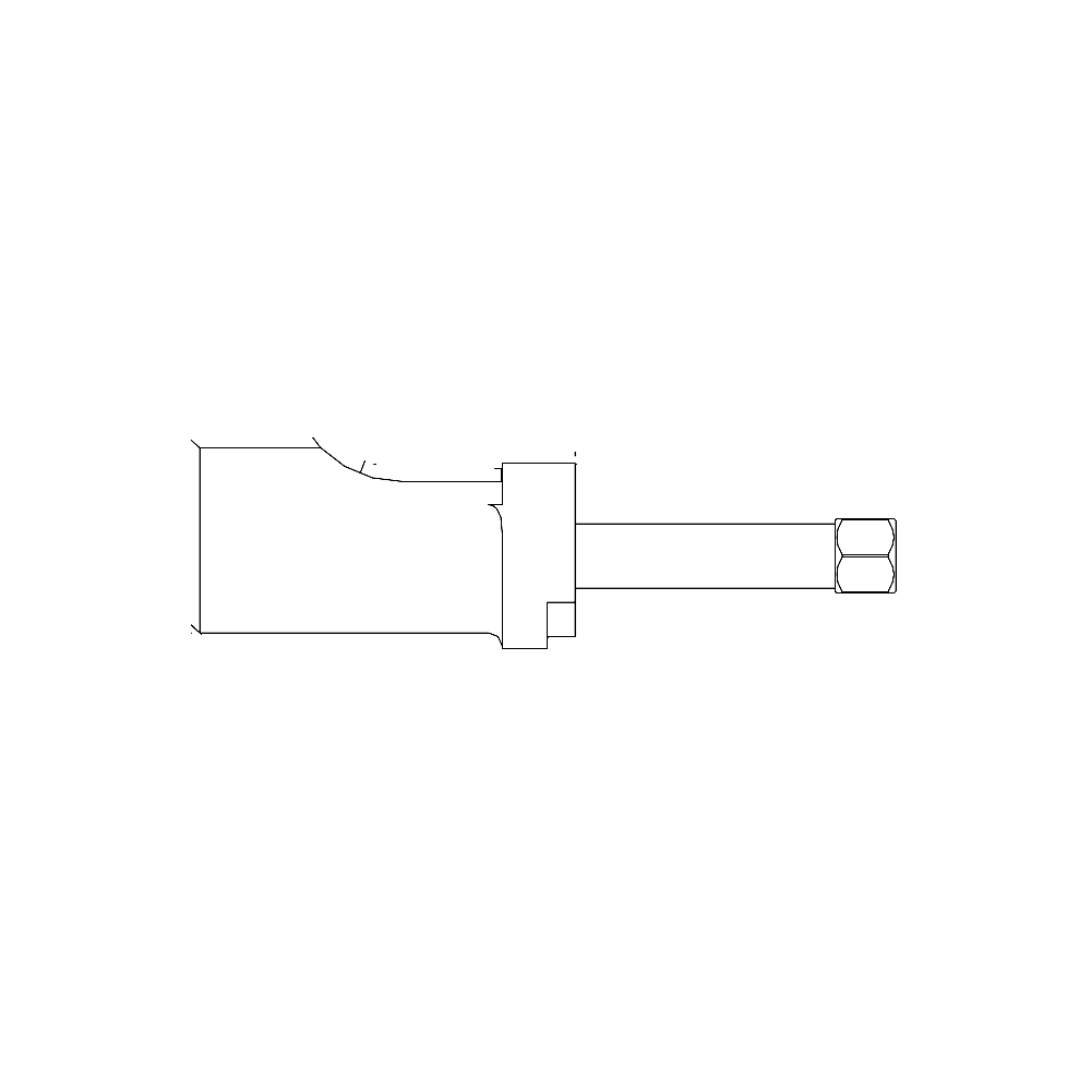 תצוגת מוצר נקייה של ראש סמרור Gage Bilt LGP-204B-30OS על רקע לבן - Clean product view of Gage Bilt LGP-204B-30OS nose assembly on a white background