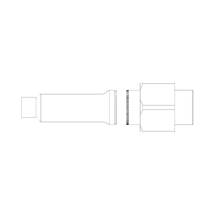 תצוגת מוצר נקייה של ראש סמרור Gage Bilt GS-752B-20 על רקע לבן - Clean product view of Gage Bilt GS-752B-20 nose assembly on a white background