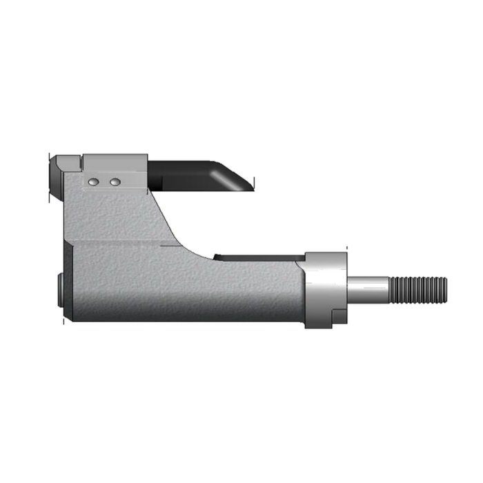 תצוגת מוצר נקייה של ראש סמרור Gage Bilt UBR08-206H-37OS על רקע לבן - Clean product view of Gage Bilt UBR08-206H-37OS nose assembly on a white background