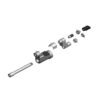מבט מפורק מספר 2 על רכיבי ראש הסמרור Gage Bilt NAST05-204C-30OS - Exploded component view 2 of Gage Bilt NAST05-204C-30OS nose assembly