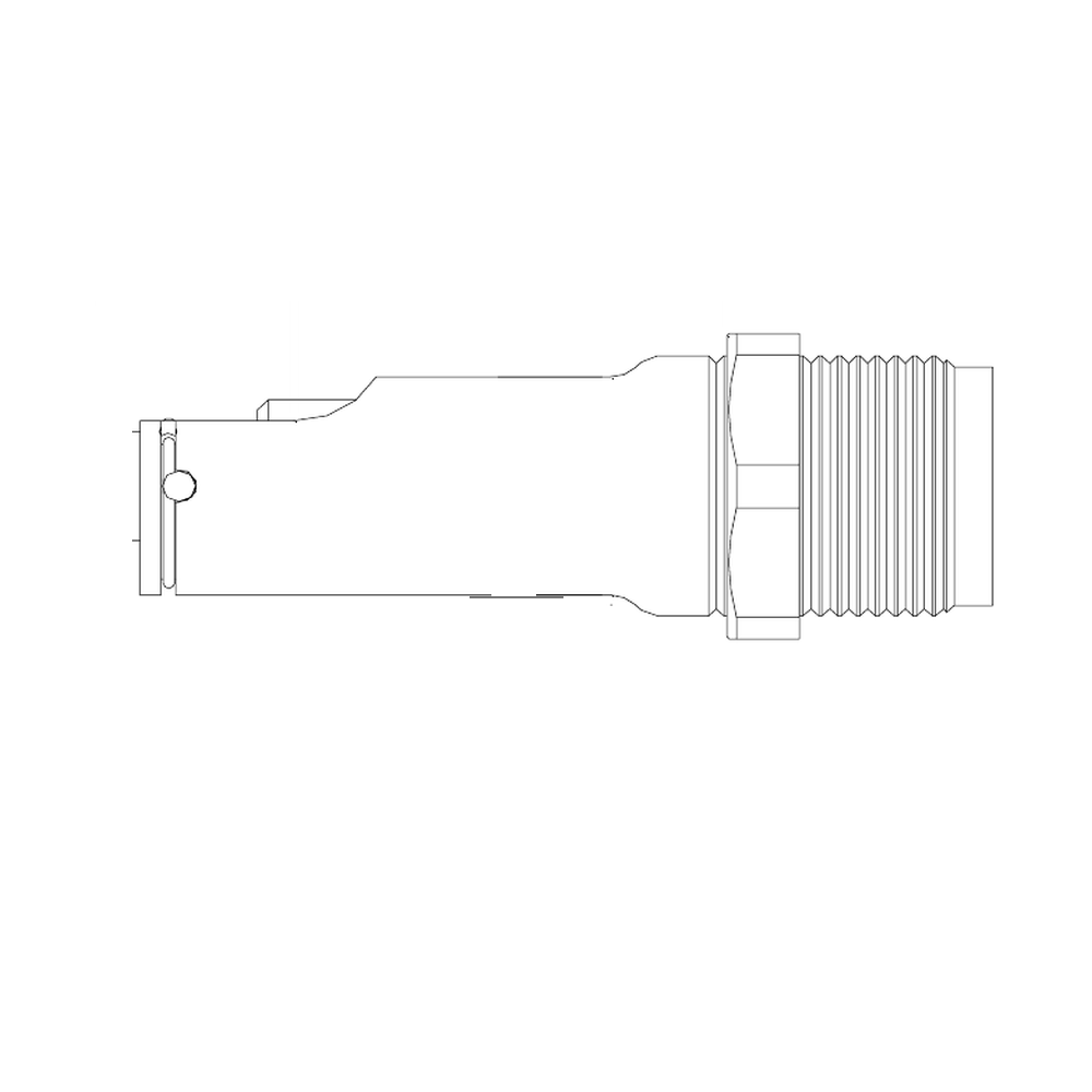 תצוגת מוצר נקייה של ראש סמרור Gage Bilt A-704-16 על רקע לבן - Clean product view of Gage Bilt A-704-16 nose assembly on a white background