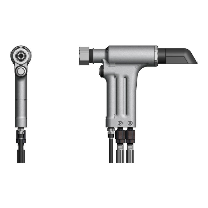 כלי סמרור הידראולי Gage Bilt GB2480/GB2480A במבט מוצר על רקע לבן - Gage Bilt GB2480/GB2480A hydraulic rivet tool product view on a white background