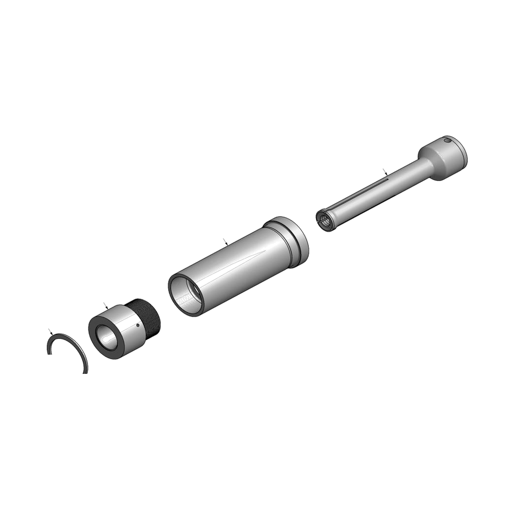מבט מפורק מספר 3 על רכיבי ראש הסמרור Gage Bilt BOB24-3585-65 - Exploded component view 3 of Gage Bilt BOB24-3585-65 nose assembly