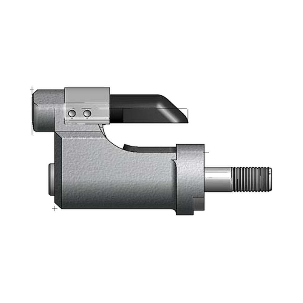 תצוגת מוצר נקייה של ראש סמרור Gage Bilt NAST05-206G-30OS על רקע לבן - Clean product view of Gage Bilt NAST05-206G-30OS nose assembly on a white background