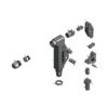 מבט מפורק מספר 2 על רכיבי ראש הסמרור Gage Bilt SB05-744-58RA - Exploded component view 2 of Gage Bilt SB05-744-58RA nose assembly