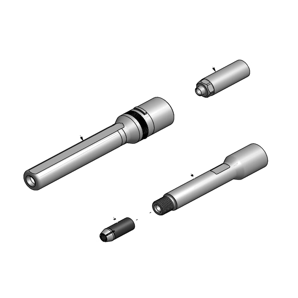 מבט מפורק מספר 2 על רכיבי ראש הסמרור Gage Bilt LGP08-2581-48 - Exploded component view 2 of Gage Bilt LGP08-2581-48 nose assembly