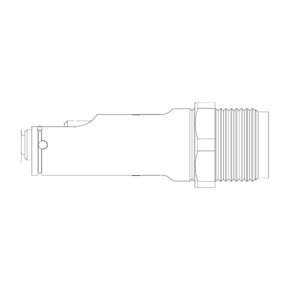 תצוגת מוצר נקייה של ראש סמרור Gage Bilt C-704-16 על רקע לבן - Clean product view of Gage Bilt C-704-16 nose assembly on a white background