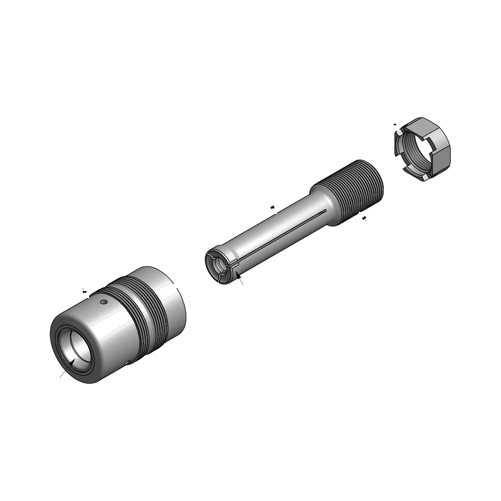 מבט מפורק מספר 2 על רכיבי ראש הסמרור Gage Bilt BOB16-20SF-10 - Exploded component view 2 of Gage Bilt BOB16-20SF-10 nose assembly