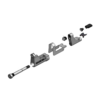 מבט מפורק מספר 2 על רכיבי ראש הסמרור Gage Bilt NASS05-34OSSG - Exploded component view 2 of Gage Bilt NASS05-34OSSG nose assembly
