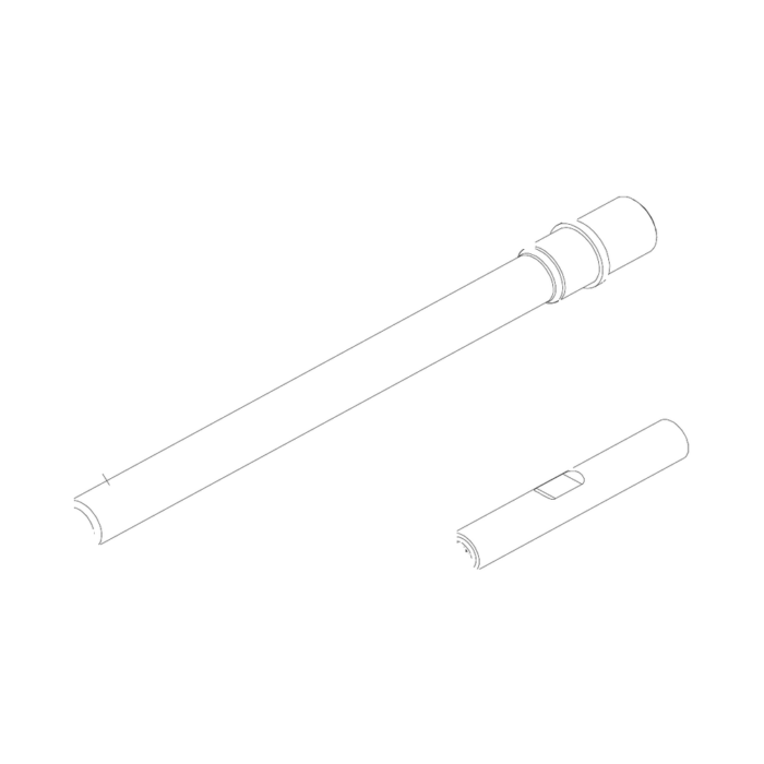 תצוגת מוצר נקייה של ראש סמרור Gage Bilt SB-752C-80 על רקע לבן - Clean product view of Gage Bilt SB-752C-80 nose assembly on a white background