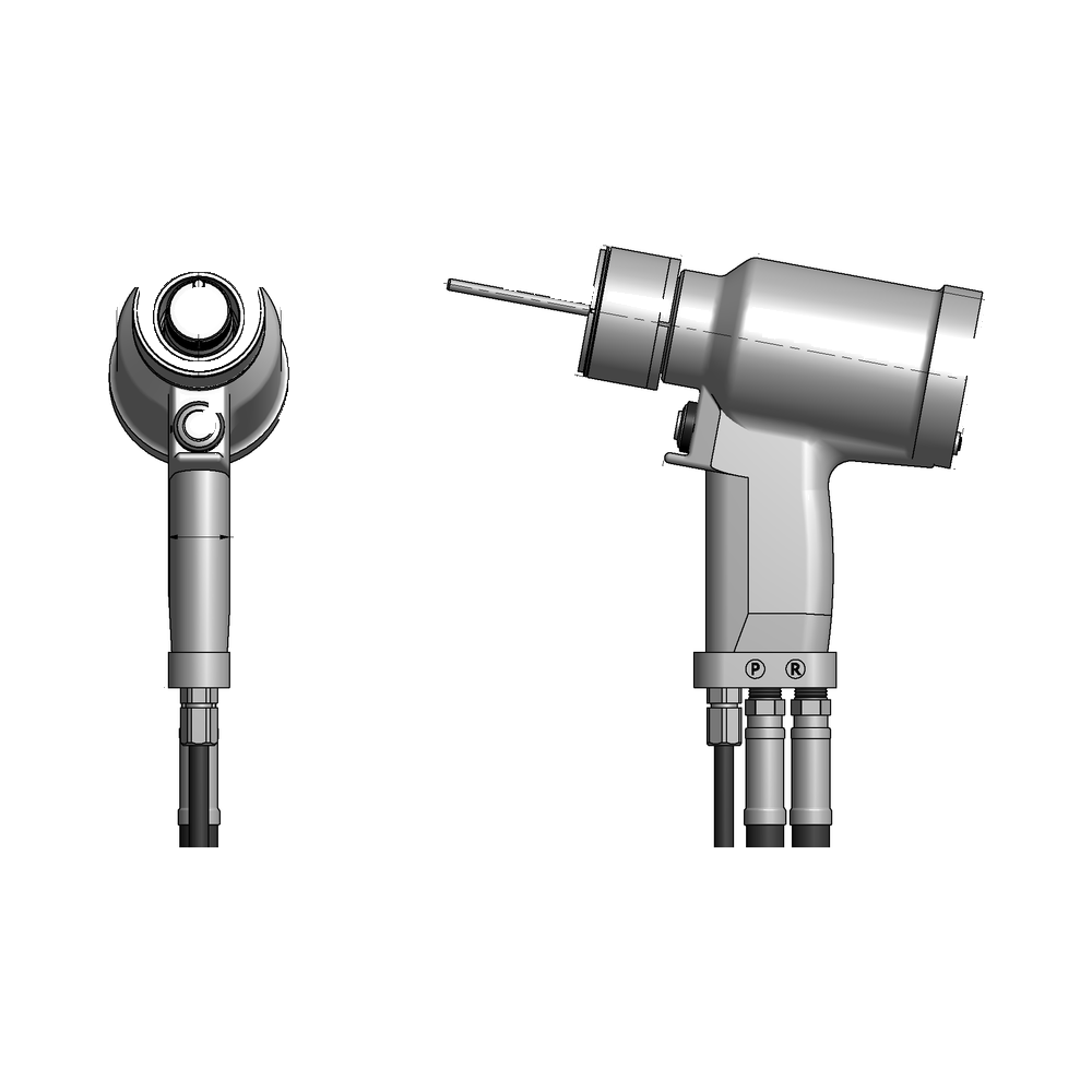 מבט נוסף על כלי סמרור הידראולי Gage Bilt GB2620/GB2620A - Additional view of the Gage Bilt GB2620/GB2620A hydraulic rivet tool