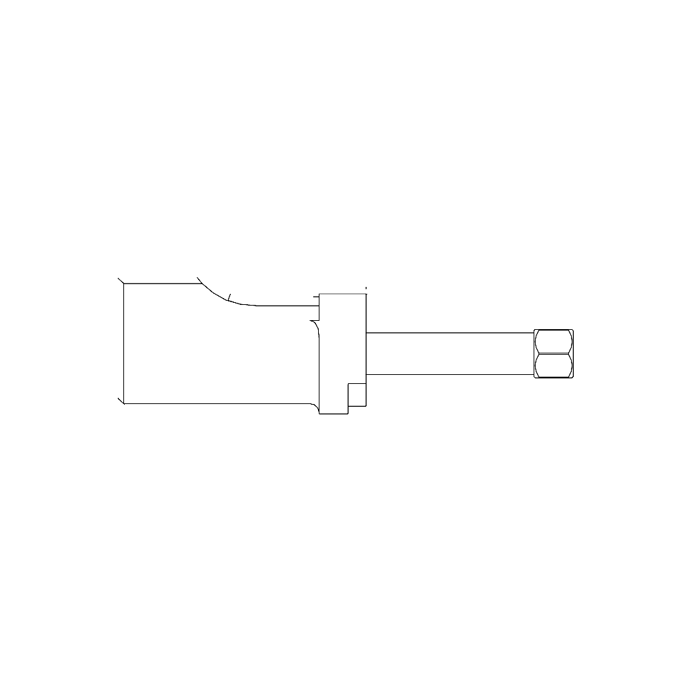 תצוגת מוצר נקייה של ראש סמרור Gage Bilt A-204D-27OS על רקע לבן - Clean product view of Gage Bilt A-204D-27OS nose assembly on a white background