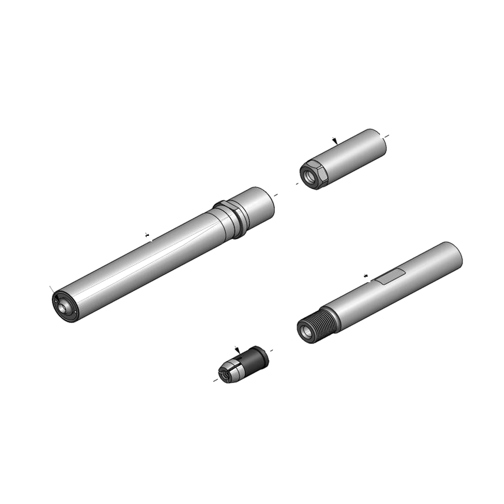 מבט מפורק מספר 2 על רכיבי ראש הסמרור Gage Bilt SB08-713-45 - Exploded component view 2 of Gage Bilt SB08-713-45 nose assembly