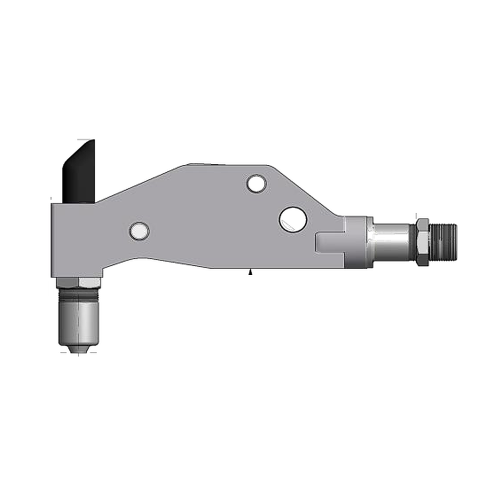 תצוגת מוצר נקייה של ראש סמרור Gage Bilt 8A-715A-54RA על רקע לבן - Clean product view of Gage Bilt 8A-715A-54RA nose assembly on a white background