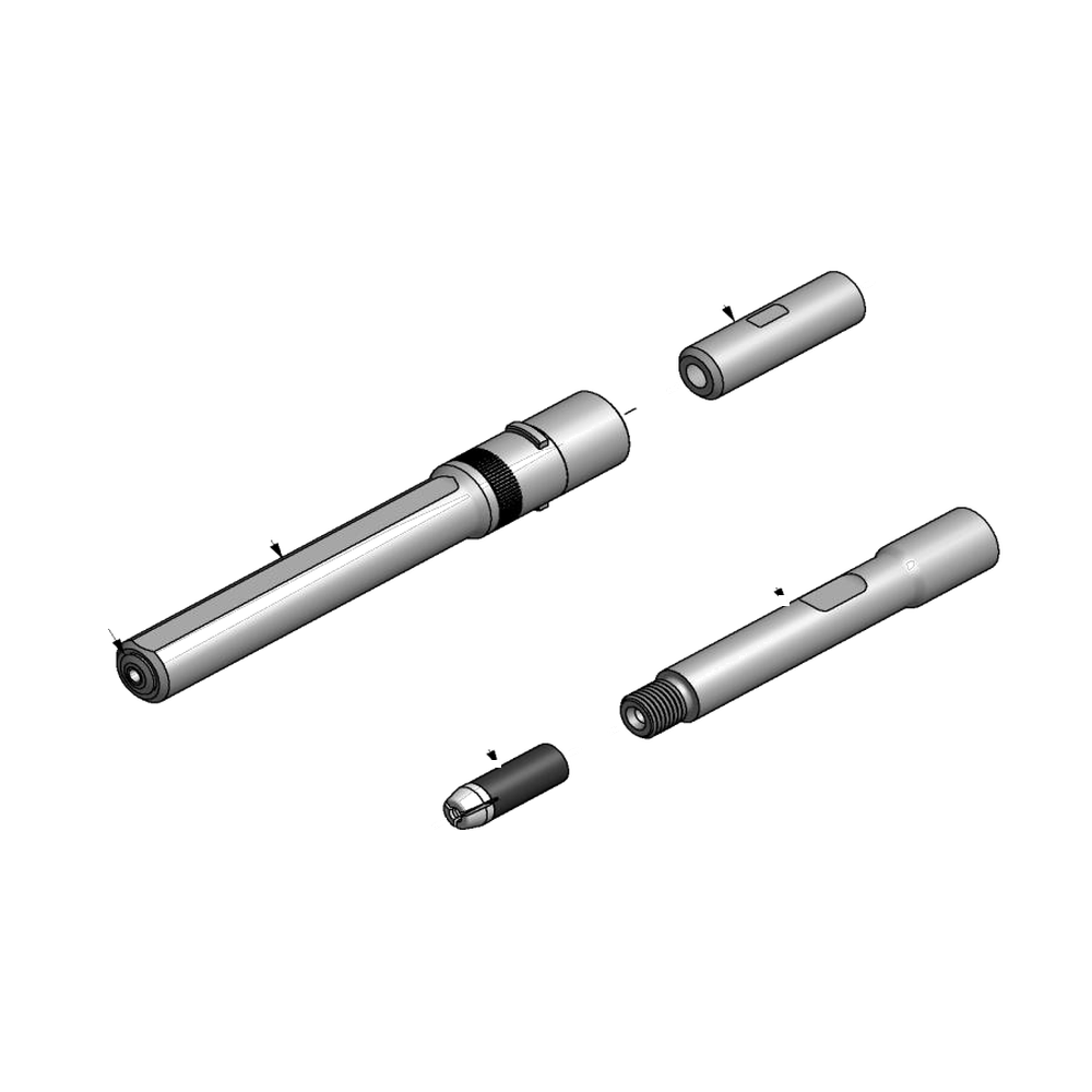מבט מפורק מספר 2 על רכיבי ראש הסמרור Gage Bilt 6A-752B-45 - Exploded component view 2 of Gage Bilt 6A-752B-45 nose assembly