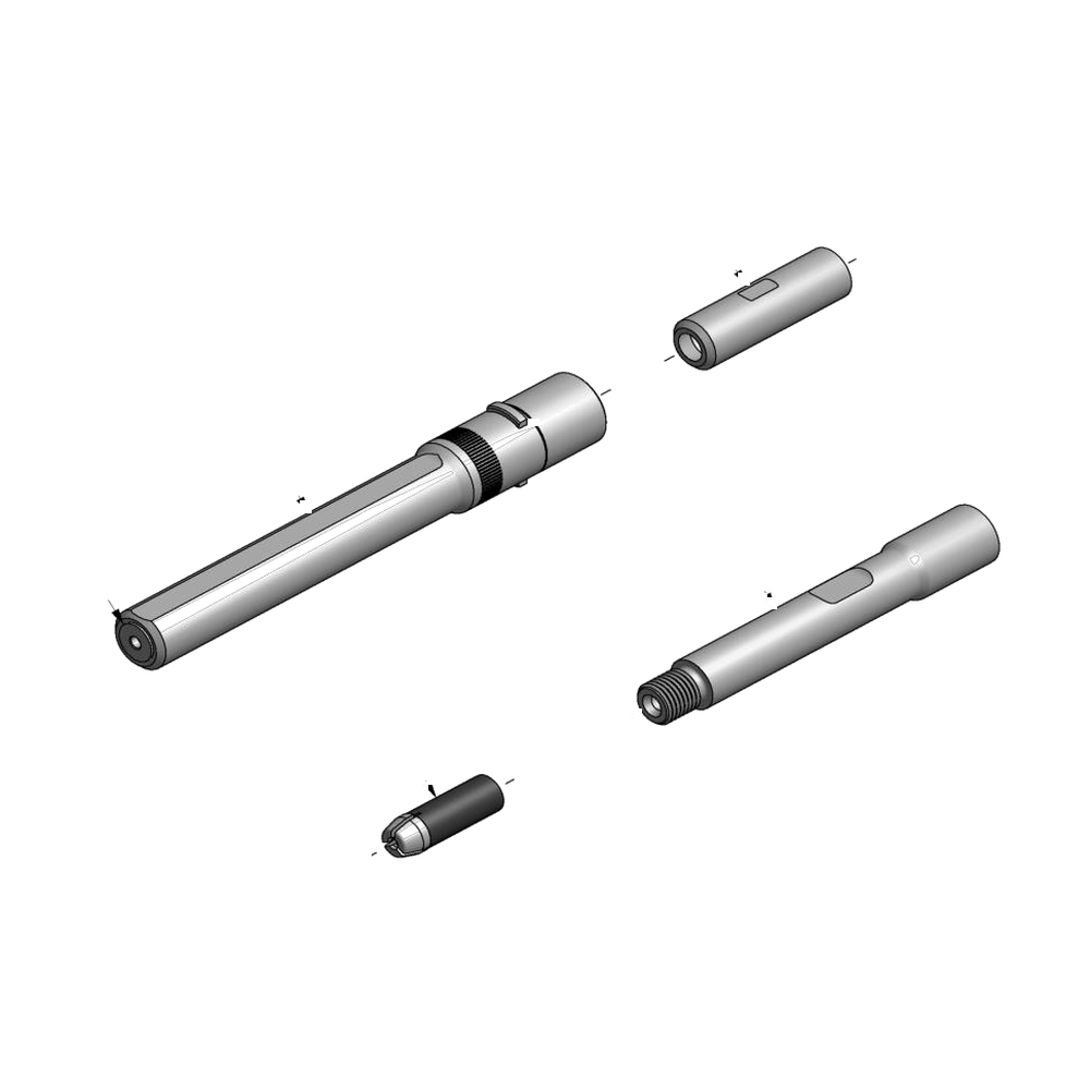 מבט מפורק מספר 2 על רכיבי ראש הסמרור Gage Bilt UBR05-752C-45 - Exploded component view 2 of Gage Bilt UBR05-752C-45 nose assembly