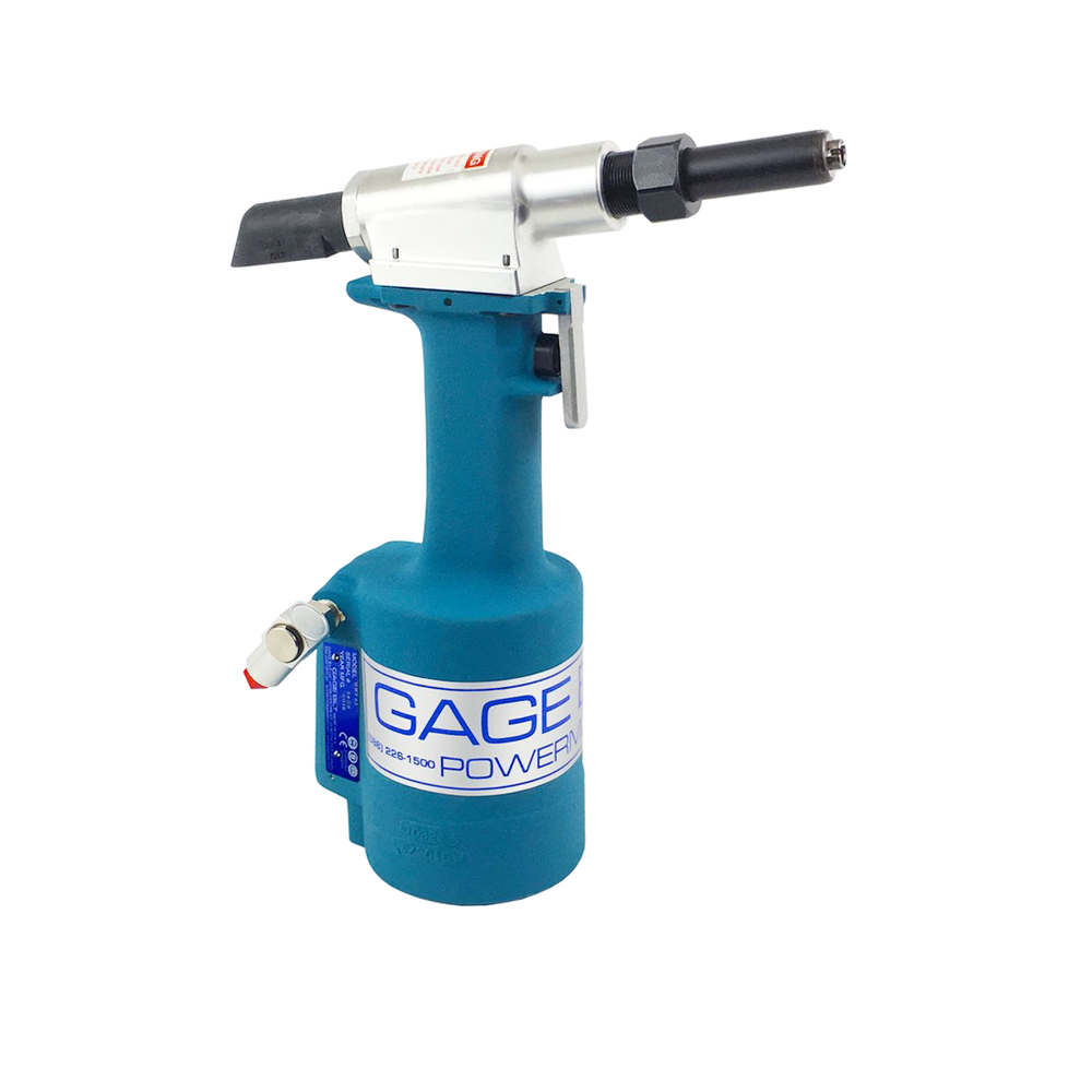 מבט נוסף על כלי סמרור פנאומטי-הידראולי Gage Bilt GB735 - Additional view of the Gage Bilt GB735 pneudraulic rivet tool