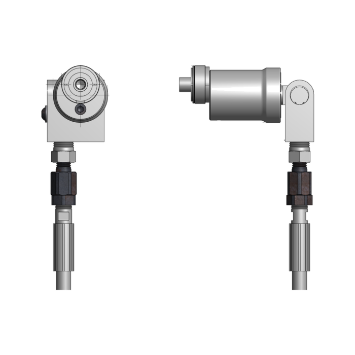 כלי סמרור הידראולי Gage Bilt GB568/GB568(A) במבט מוצר על רקע לבן - Gage Bilt GB568/GB568(A) hydraulic rivet tool product view on a white background