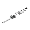 מבט מפורק מספר 2 על רכיבי ראש הסמרור Gage Bilt MGP5-204D-30OS - Exploded component view 2 of Gage Bilt MGP5-204D-30OS nose assembly