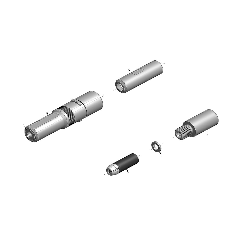 מבט מפורק מספר 2 על רכיבי ראש הסמרור Gage Bilt SB05-752C-20F - Exploded component view 2 of Gage Bilt SB05-752C-20F nose assembly