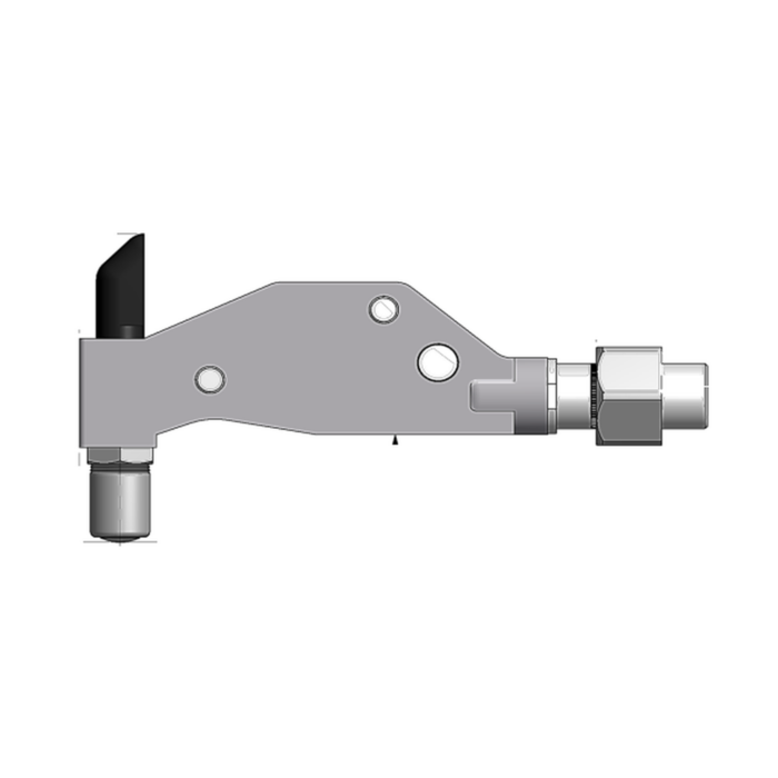 תצוגת מוצר נקייה של ראש סמרור Gage Bilt 3A-751C-54RA על רקע לבן - Clean product view of Gage Bilt 3A-751C-54RA nose assembly on a white background