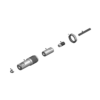 מבט מפורק מספר 2 על רכיבי ראש הסמרור Gage Bilt UBR04-704-16AI - Exploded component view 2 of Gage Bilt UBR04-704-16AI nose assembly
