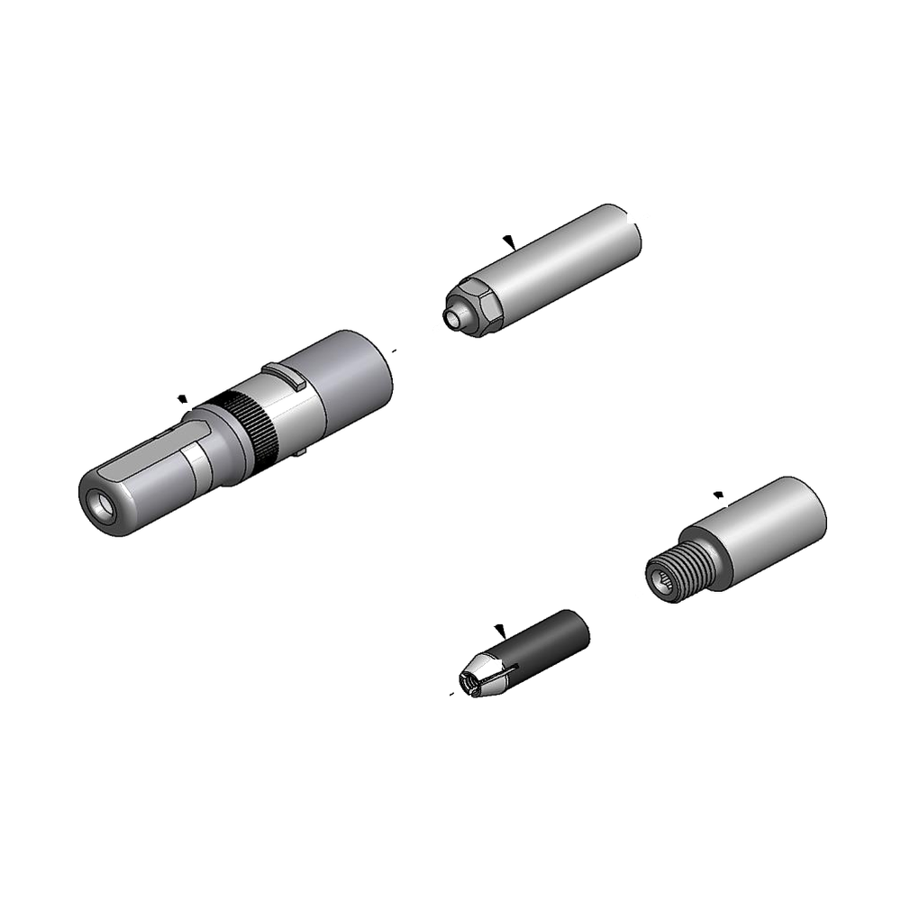 מבט מפורק מספר 2 על רכיבי ראש הסמרור Gage Bilt LGP05-2480-20 - Exploded component view 2 of Gage Bilt LGP05-2480-20 nose assembly