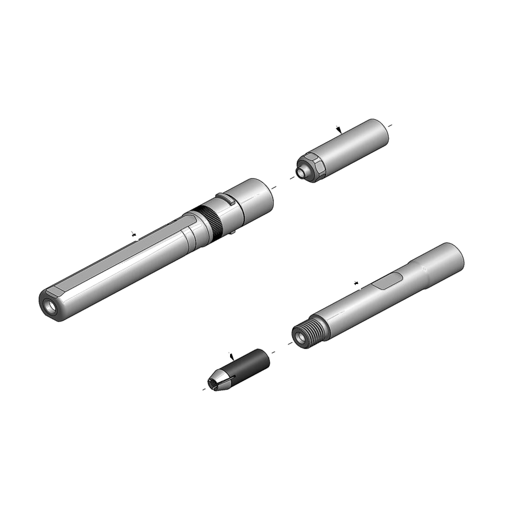 מבט מפורק מספר 2 על רכיבי ראש הסמרור Gage Bilt LGP06-2480-45CN - Exploded component view 2 of Gage Bilt LGP06-2480-45CN nose assembly