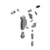מבט מפורק מספר 2 על רכיבי ראש הסמרור Gage Bilt SMLS06-751B-54RA - Exploded component view 2 of Gage Bilt SMLS06-751B-54RA nose assembly