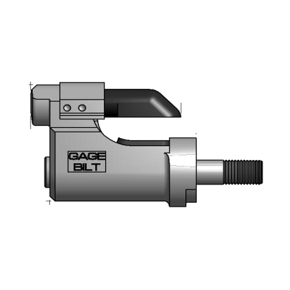 תצוגת מוצר נקייה של ראש סמרור Gage Bilt LGP05-206G-30OS על רקע לבן - Clean product view of Gage Bilt LGP05-206G-30OS nose assembly on a white background