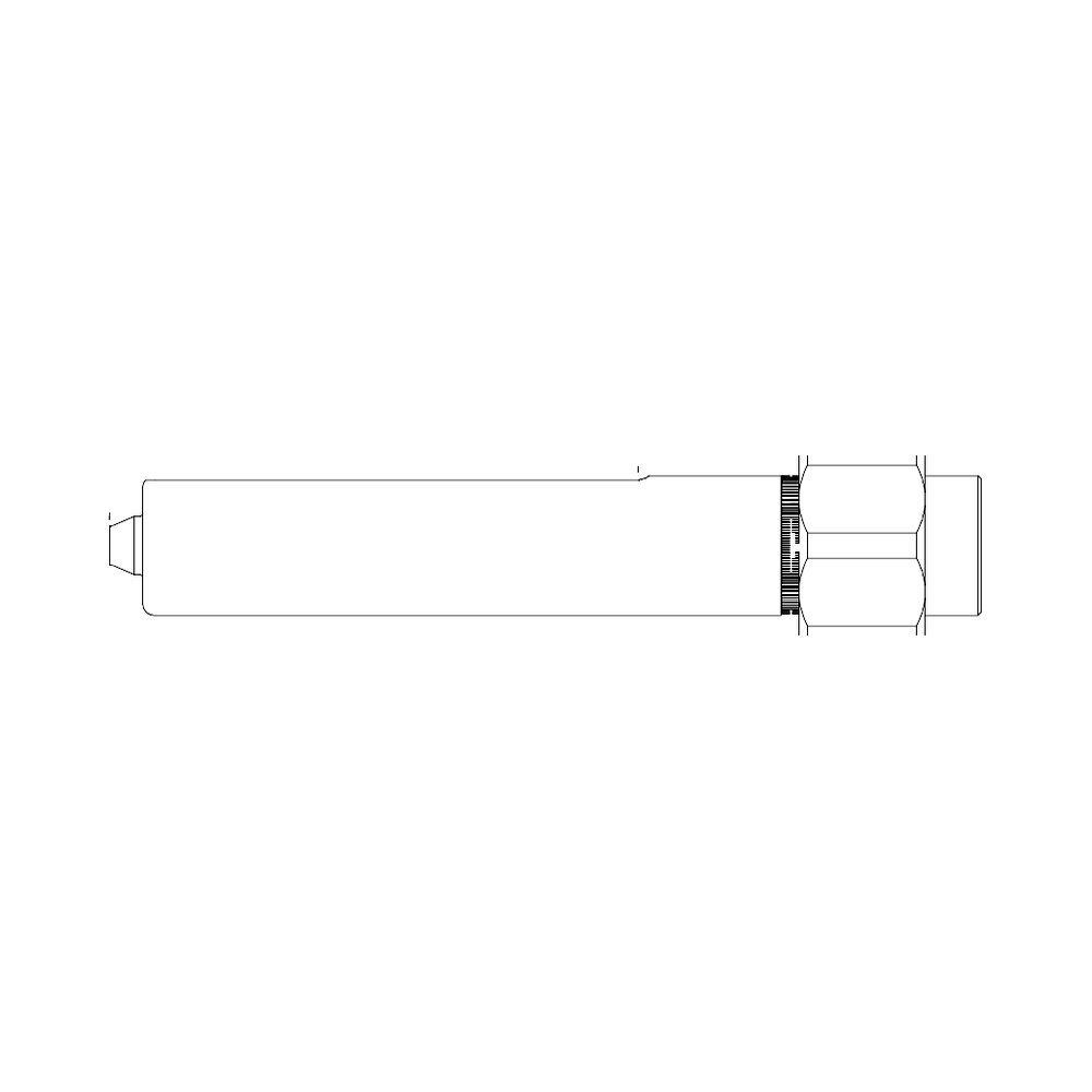 תצוגת מוצר נקייה של ראש סמרור Gage Bilt SB08-4801A-48 על רקע לבן - Clean product view of Gage Bilt SB08-4801A-48 nose assembly on a white background