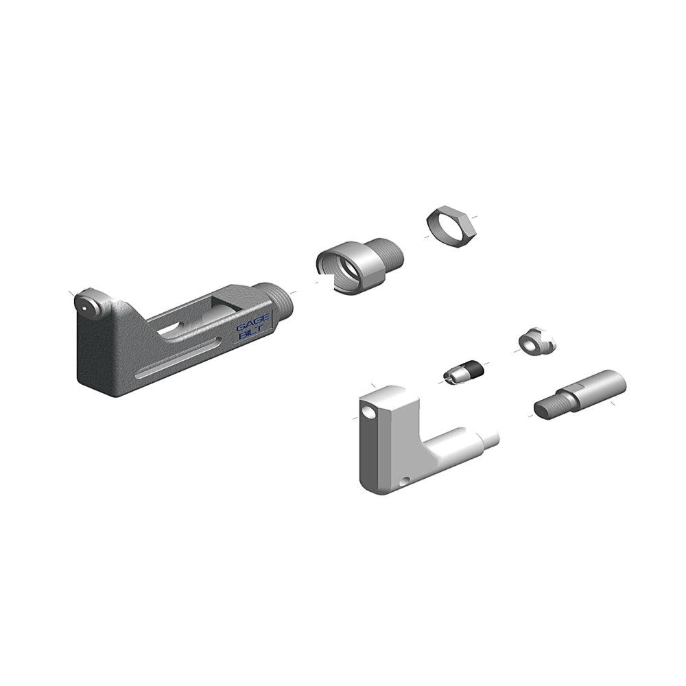 מבט מפורק מספר 2 על רכיבי ראש הסמרור Gage Bilt C-715-40OS - Exploded component view 2 of Gage Bilt C-715-40OS nose assembly