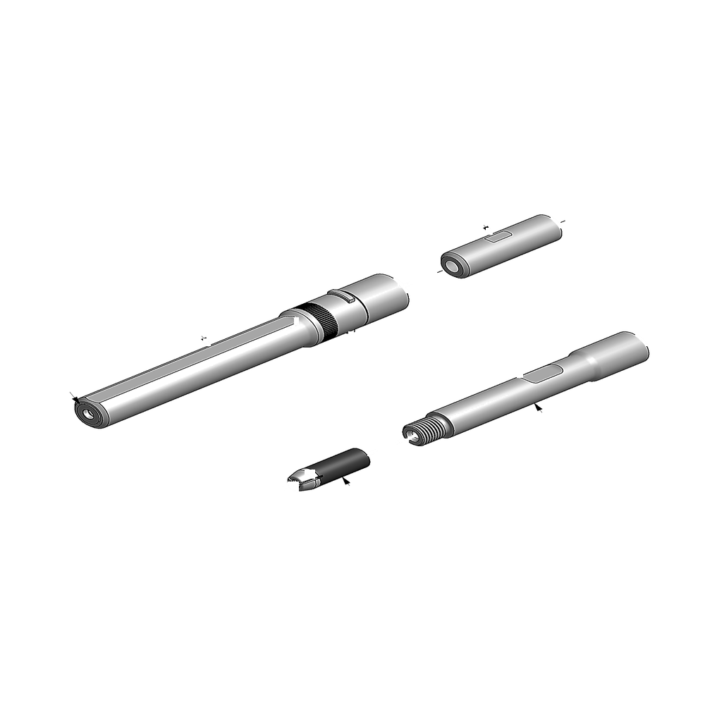 מבט מפורק מספר 2 על רכיבי ראש הסמרור Gage Bilt 08MAX-752B-45 - Exploded component view 2 of Gage Bilt 08MAX-752B-45 nose assembly