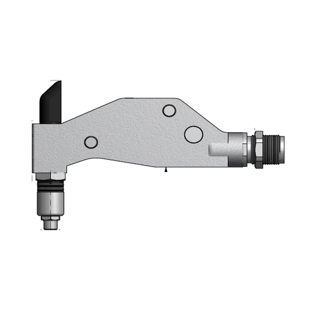 תצוגת מוצר נקייה של ראש סמרור Gage Bilt 6N-704-54RA על רקע לבן - Clean product view of Gage Bilt 6N-704-54RA nose assembly on a white background