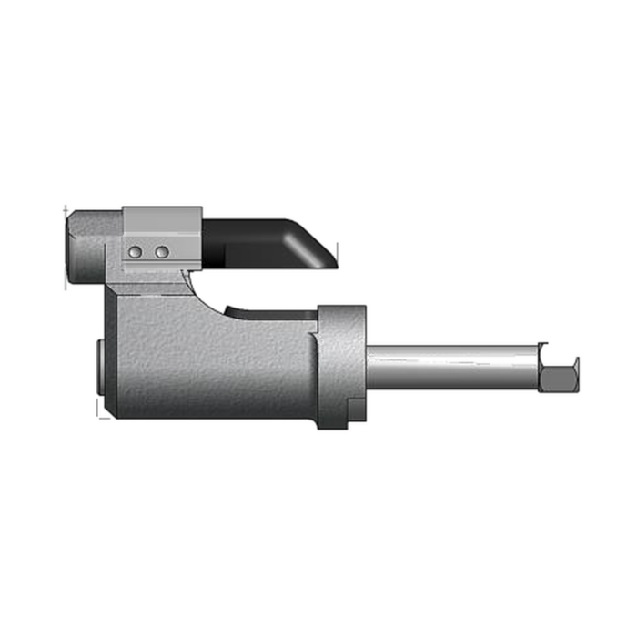 תצוגת מוצר נקייה של ראש סמרור Gage Bilt NAST05-204C-30OS על רקע לבן - Clean product view of Gage Bilt NAST05-204C-30OS nose assembly on a white background
