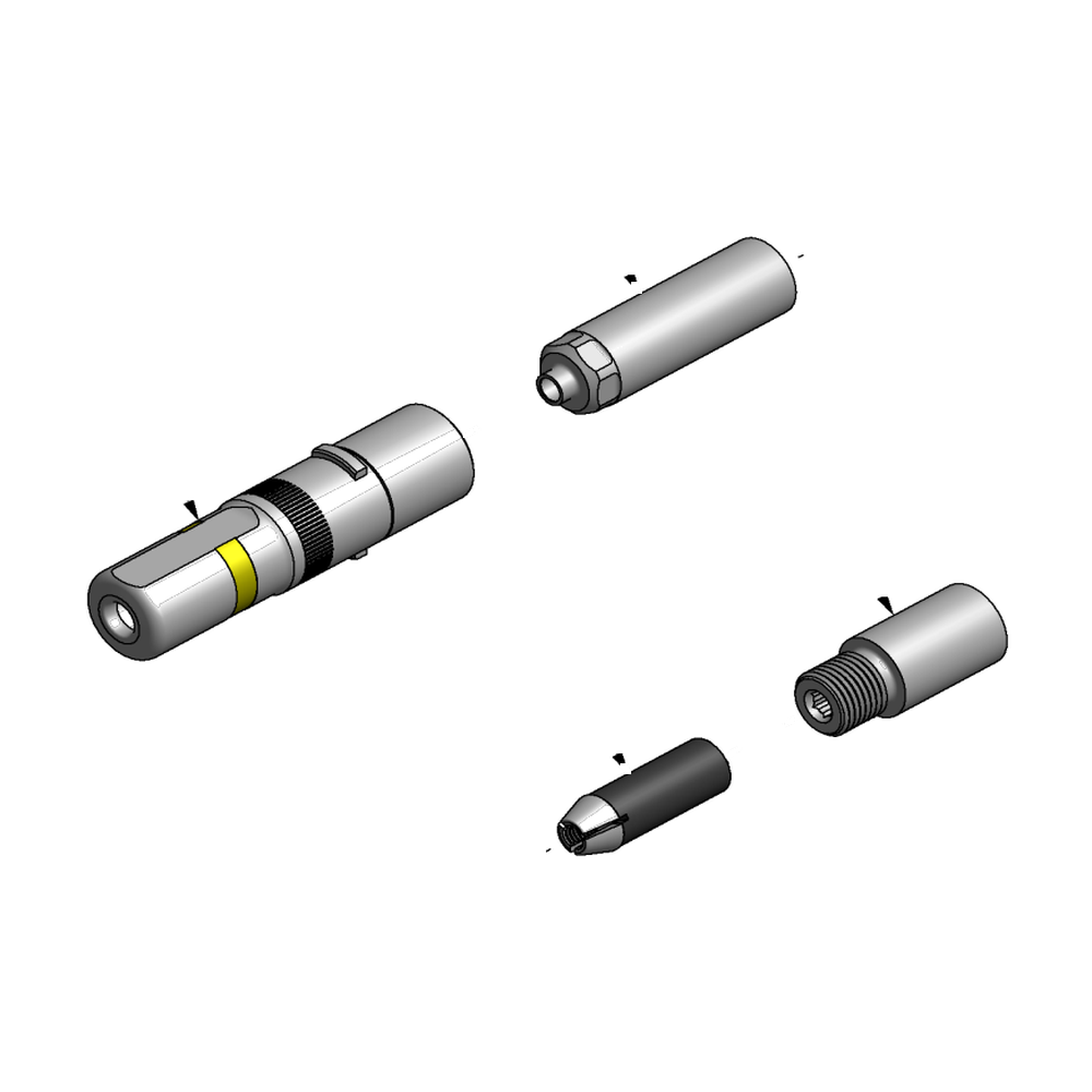 מבט מפורק מספר 2 על רכיבי ראש הסמרור Gage Bilt LGP06-2480-20 - Exploded component view 2 of Gage Bilt LGP06-2480-20 nose assembly