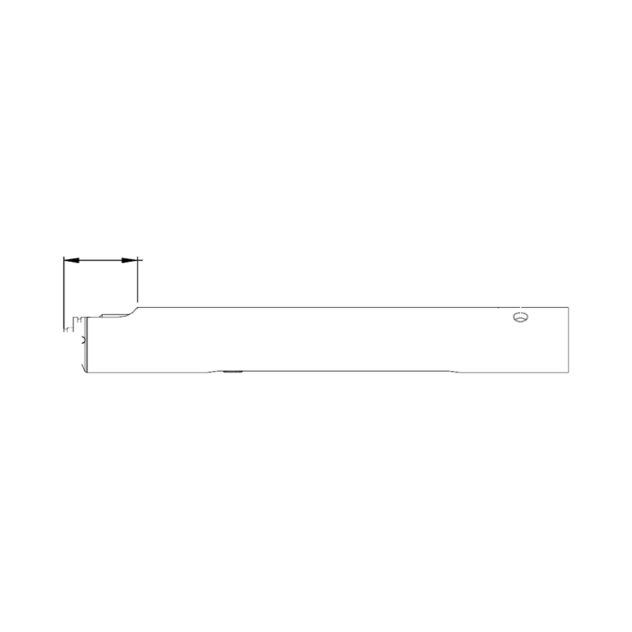 תצוגת מוצר נקייה של ראש סמרור Gage Bilt 68A-740B-52 על רקע לבן - Clean product view of Gage Bilt 68A-740B-52 nose assembly on a white background