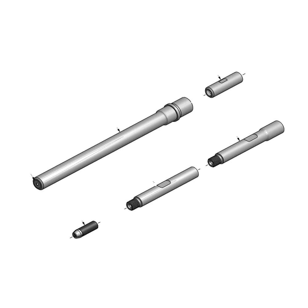 מבט מפורק מספר 2 על רכיבי ראש הסמרור Gage Bilt UBR04-752C-80 - Exploded component view 2 of Gage Bilt UBR04-752C-80 nose assembly