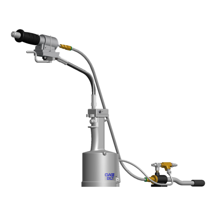 כלי סמרור למערכת מפוצלת Gage Bilt GB743SRVT במבט מוצר על רקע לבן - Gage Bilt GB743SRVT split-system rivet tool product view on a white background