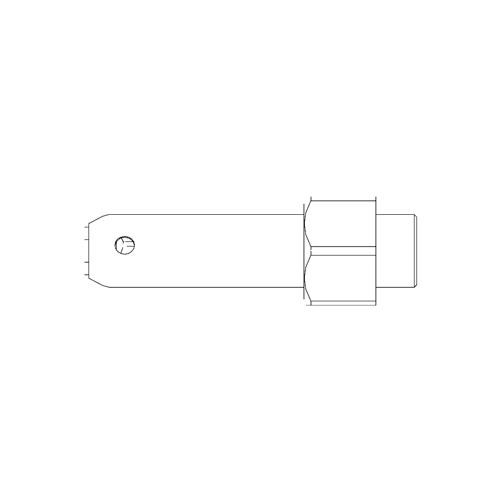 תצוגת מוצר נקייה של ראש סמרור Gage Bilt MB68-752-21 על רקע לבן - Clean product view of Gage Bilt MB68-752-21 nose assembly on a white background