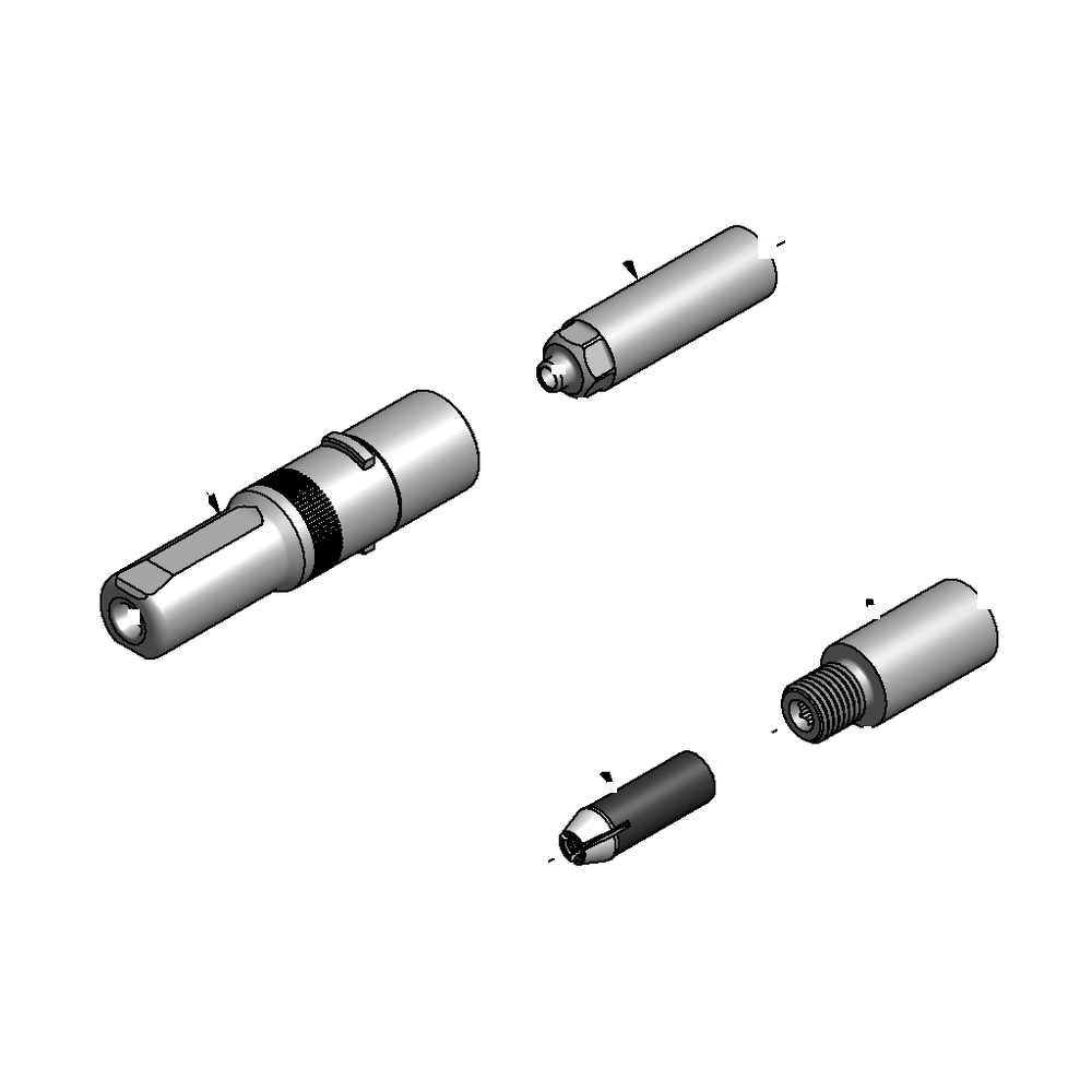 מבט מפורק מספר 2 על רכיבי ראש הסמרור Gage Bilt NAST05-2480-20CN - Exploded component view 2 of Gage Bilt NAST05-2480-20CN nose assembly