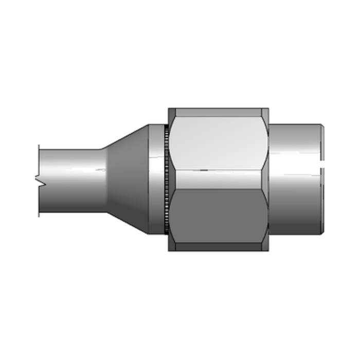 תצוגת מוצר נקייה של ראש סמרור Gage Bilt UBR04-745C-48 על רקע לבן - Clean product view of Gage Bilt UBR04-745C-48 nose assembly on a white background