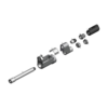 מבט מפורק מספר 2 על רכיבי ראש הסמרור Gage Bilt UBB10-205B-35 - Exploded component view 2 of Gage Bilt UBB10-205B-35 nose assembly