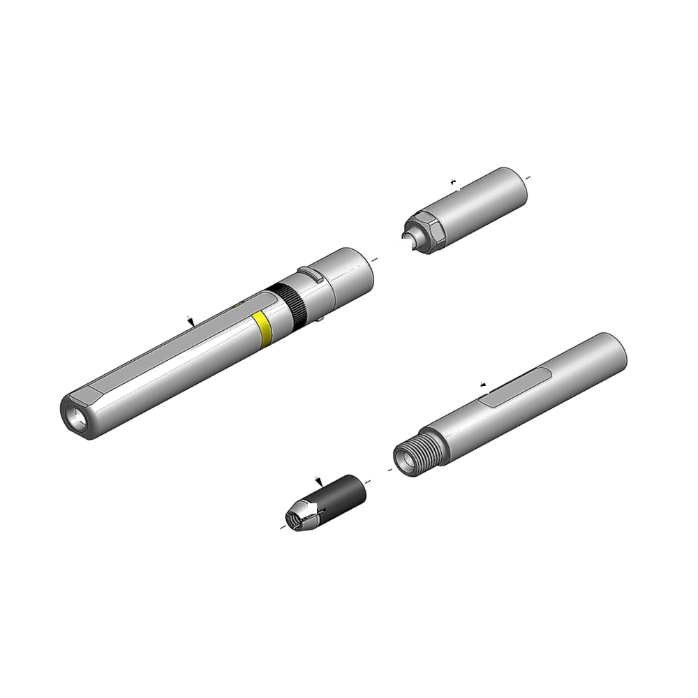 מבט מפורק מספר 2 על רכיבי ראש הסמרור Gage Bilt LGP08-2480-45CN - Exploded component view 2 of Gage Bilt LGP08-2480-45CN nose assembly