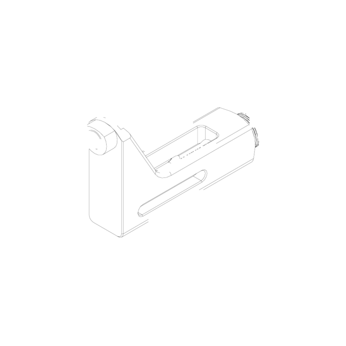 תצוגת מוצר נקייה של ראש סמרור Gage Bilt SMLS-715-38OS על רקע לבן - Clean product view of Gage Bilt SMLS-715-38OS nose assembly on a white background