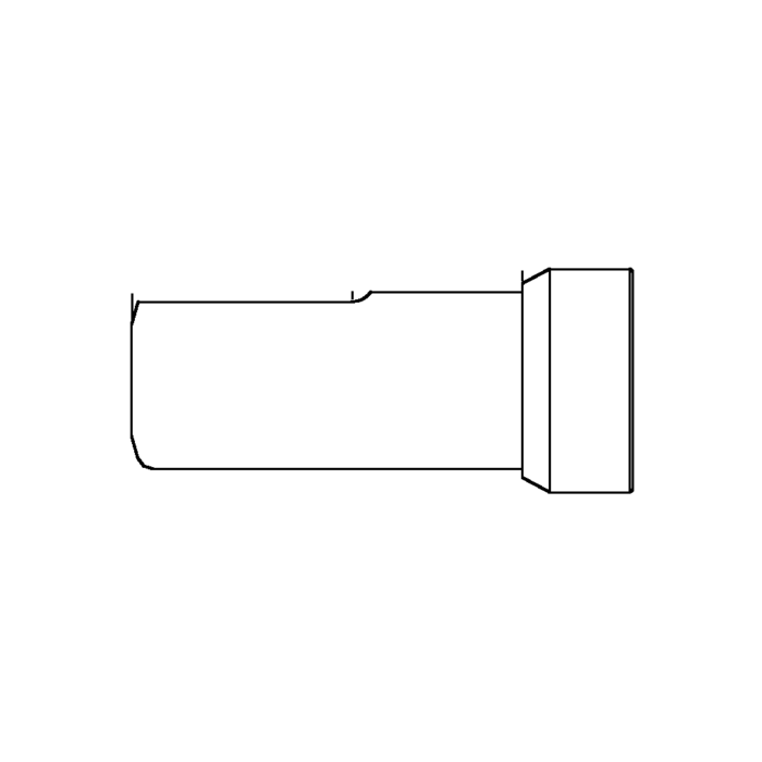תצוגת מוצר נקייה של ראש סמרור Gage Bilt 24-7500-44 על רקע לבן - Clean product view of Gage Bilt 24-7500-44 nose assembly on a white background