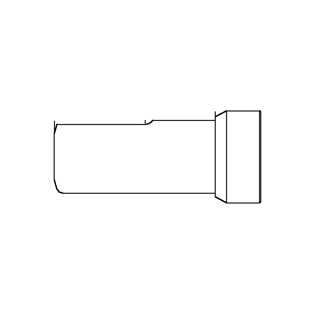 תצוגת מוצר נקייה של ראש סמרור Gage Bilt 24-7500-44 על רקע לבן - Clean product view of Gage Bilt 24-7500-44 nose assembly on a white background