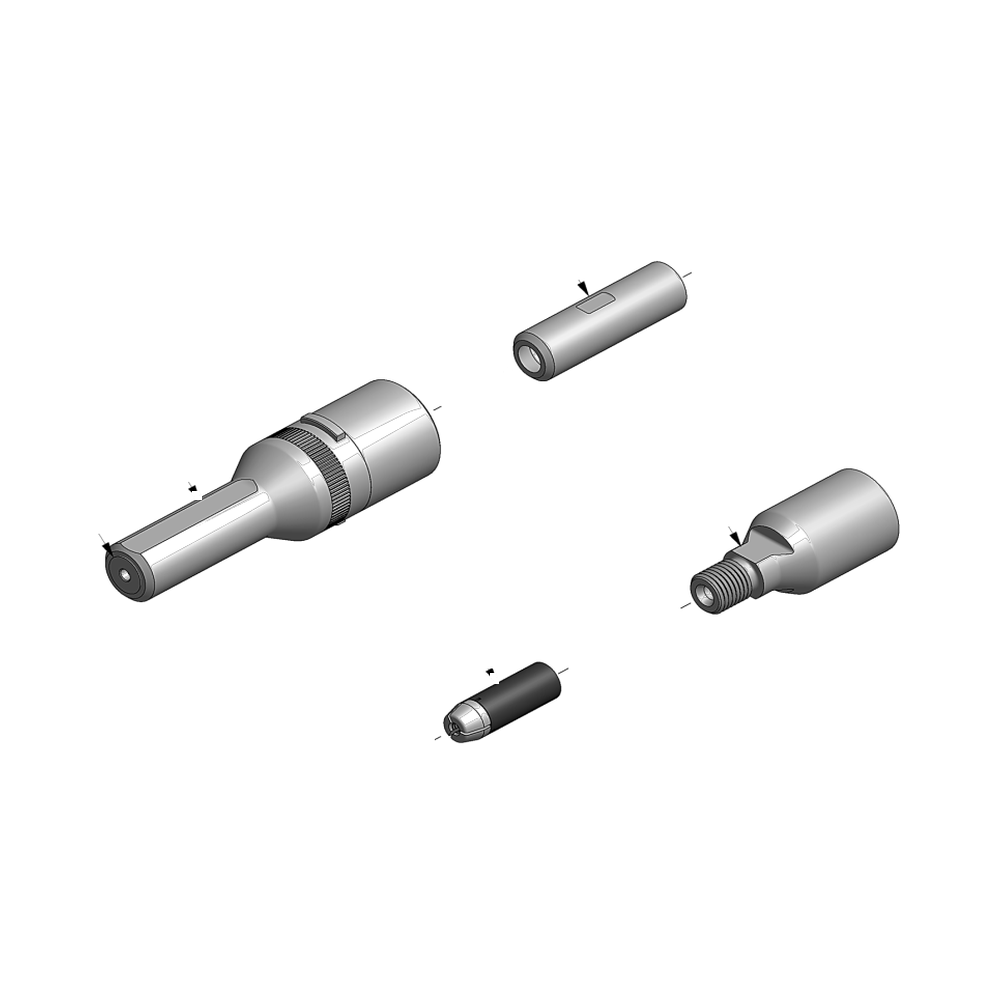 מבט מפורק מספר 2 על רכיבי ראש הסמרור Gage Bilt UBB05-745C-23 - Exploded component view 2 of Gage Bilt UBB05-745C-23 nose assembly